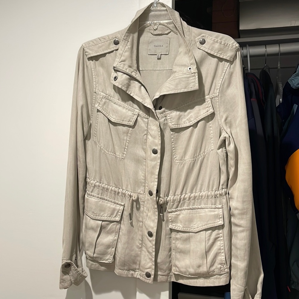 Talula cream Utility jacket